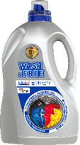 WASH&FREE Гель для прання універсальний 5000г
